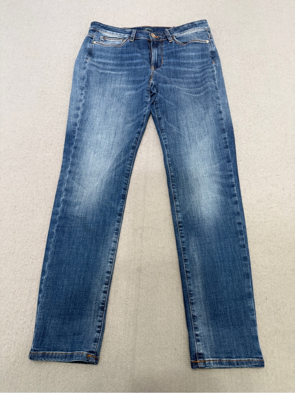 Women’s J.Jill Denim Size 6R Boyfriend Straight Leg Ankle Jeans Blue